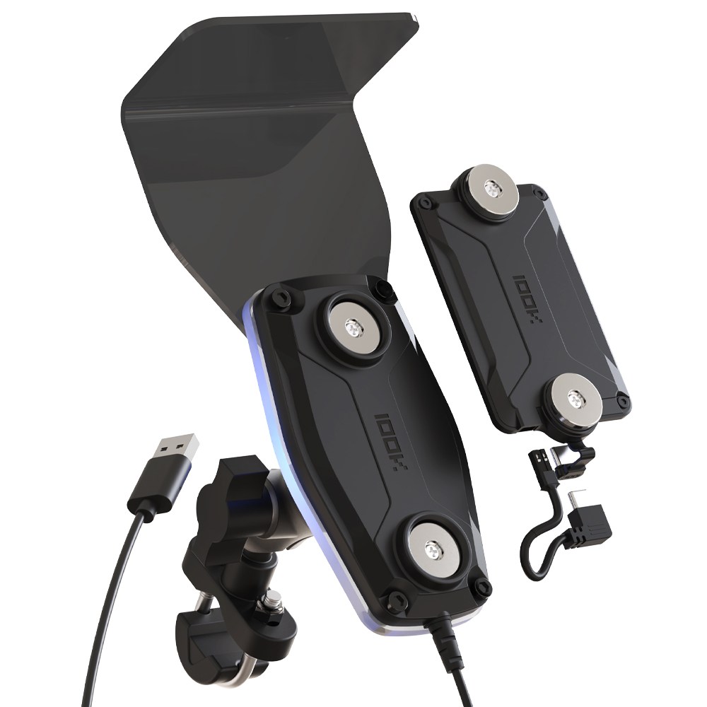 백케이 오토바이 자석거치대 USB타입 딱판 충전패드 핸들형 LED 35,000원