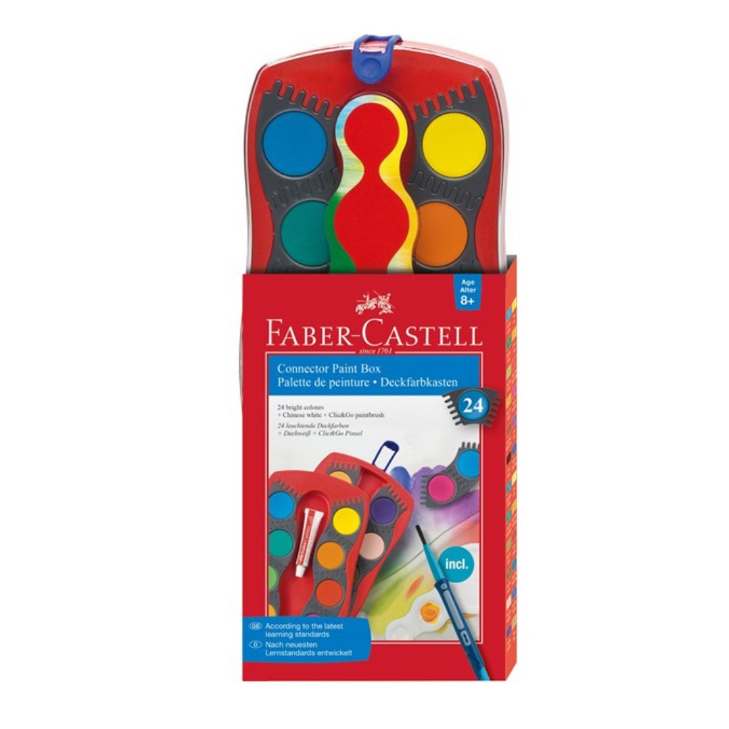 파버카스텔 24색 커넥터 수채물감, 24색 27,630원
