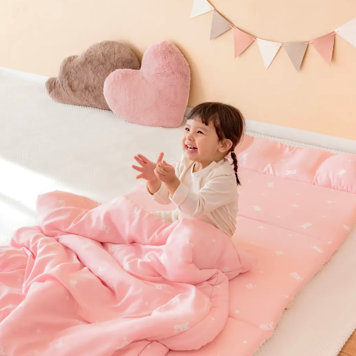 라비킷 유아용 경추베개 리버시블 낮잠이불 세트 분리형, 핑크 169,500원