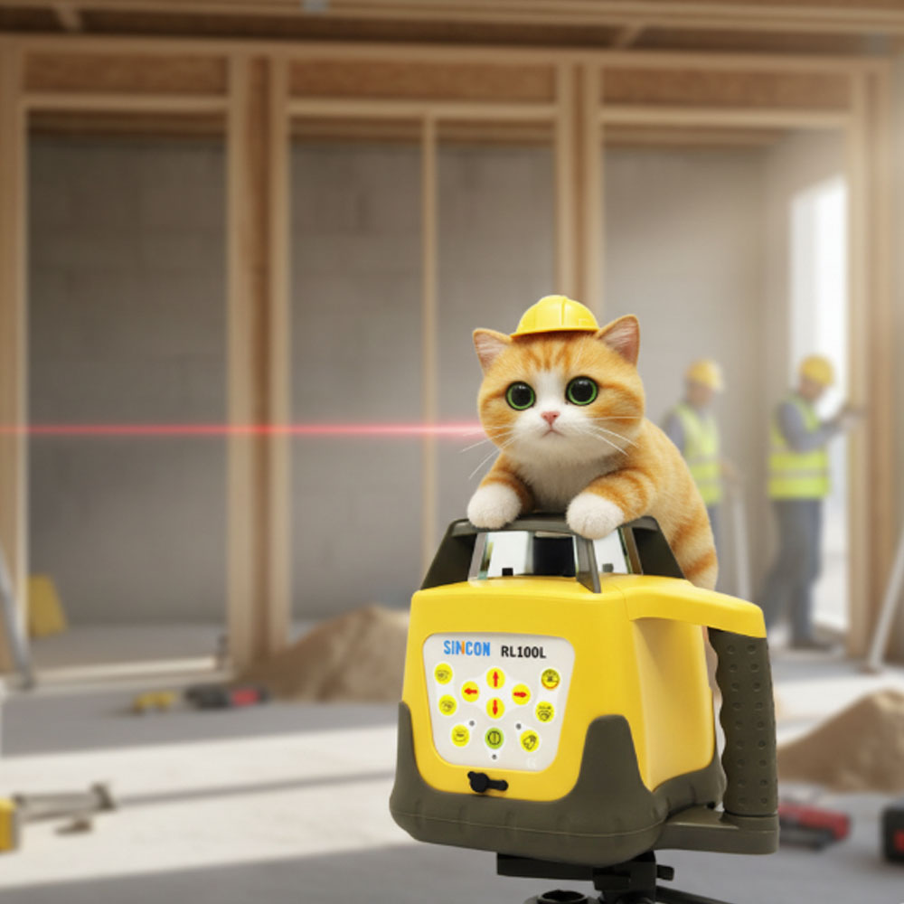 [신콘] 회전 레이저레벨 1인측정 레드빔 수평 수직 전자동센서 직경1000M RL100L 522,500원