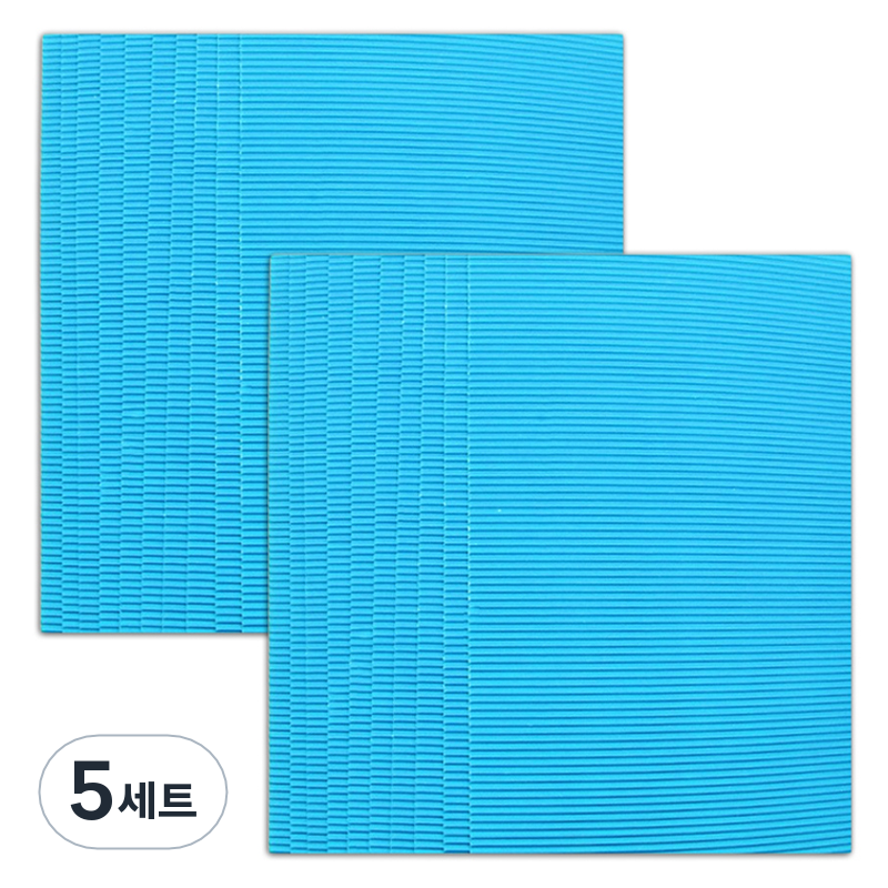 마다꾸미 컬러 골판지, 레이크블루, 100개 37,000원