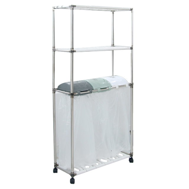 리빙해피 클링 스윙 분리수거함 3P 3단 39,600원