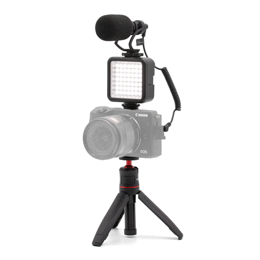 오토케 카메라용 유튜브 브이로그 촬영 장비 패키지 세트 삼각대 마이크 조명 캐논 소니 미러리스 DSLR 108,000원