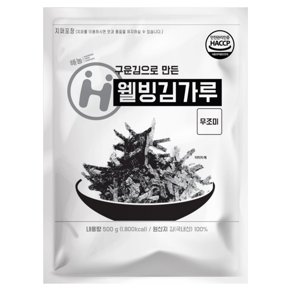 해농 웰빙 무조미 김가루, 500g, 1개 27,000원
