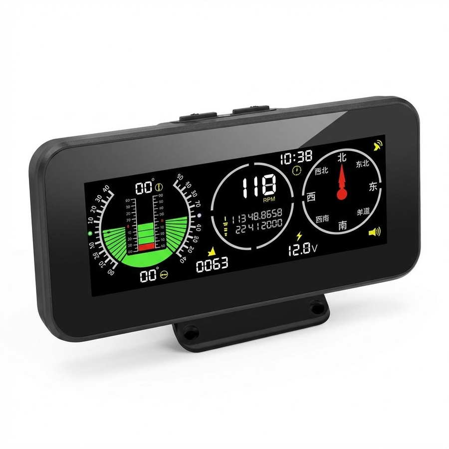 케이앤와이 M60 차량용 GPS 경사계 HUD 헤드업디스플레이 자동차 속도계 수평계 나침반 74,600원