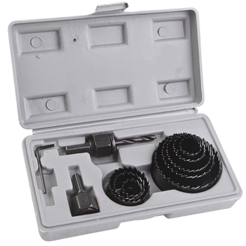 tinduo 목공용 목재 철판 플라스틱 바이메탈 목공 홀소 천공 19-64mm 8종 세트 9,980원