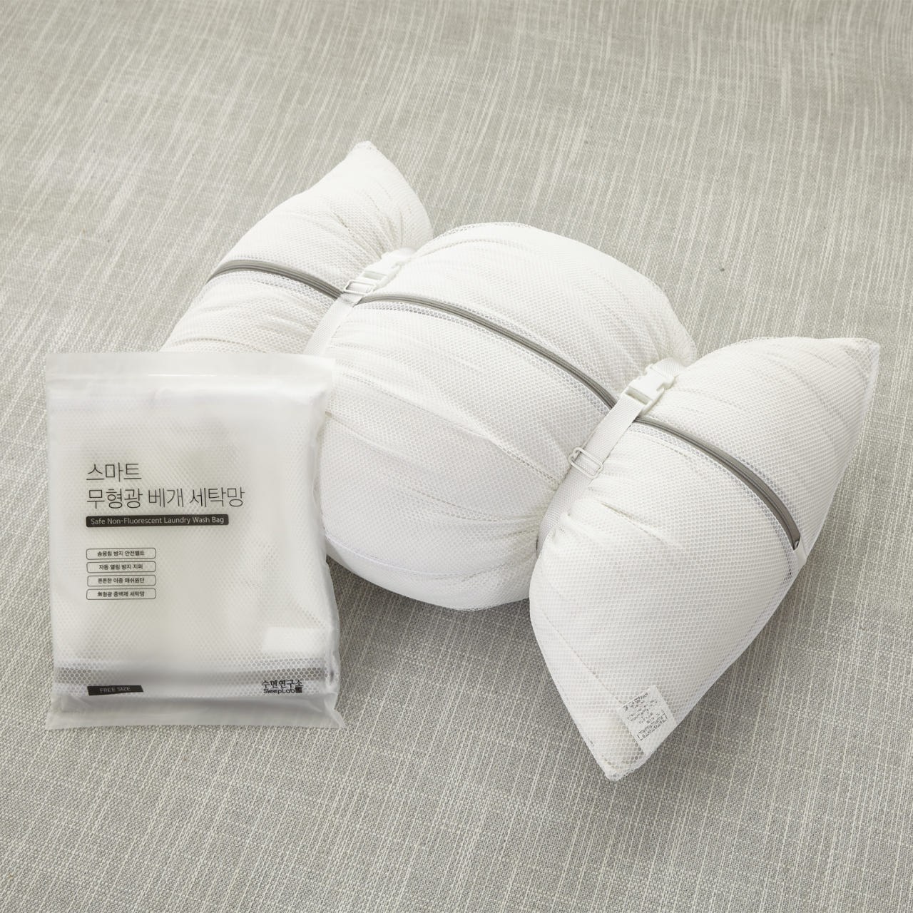 무형광 세탁망 이중매쉬 대형 빨래망 9,900원