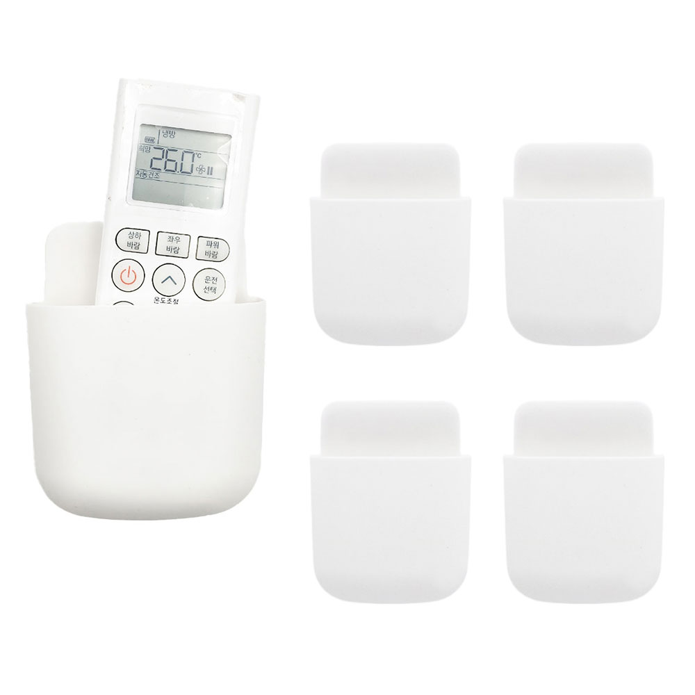 심플 리모컨거치대 수납함 수납 무타공 접착식 리모콘정리함 5개, 5개, 화이트 4,900원