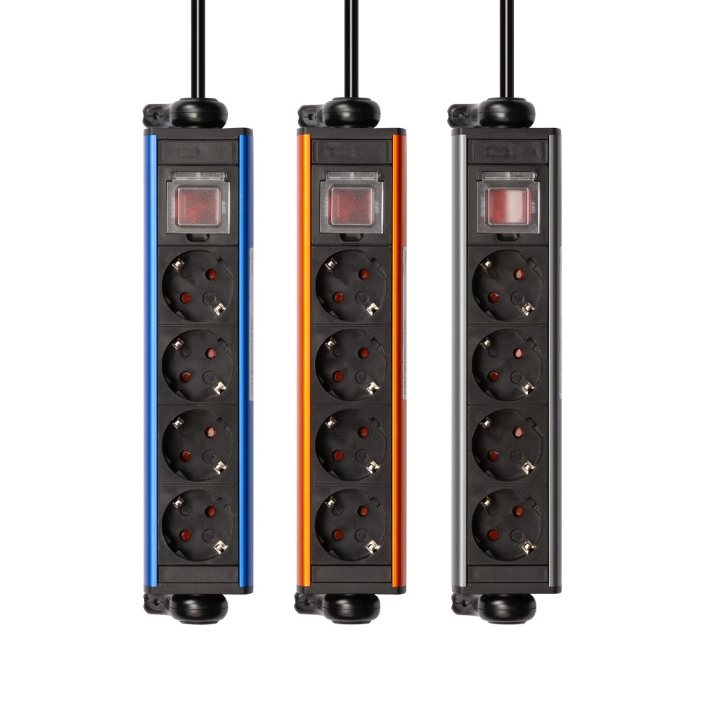 파워존 고용량 알루미늄 라운드 멀티탭 메인 콘센트 4구+6구 51,600원