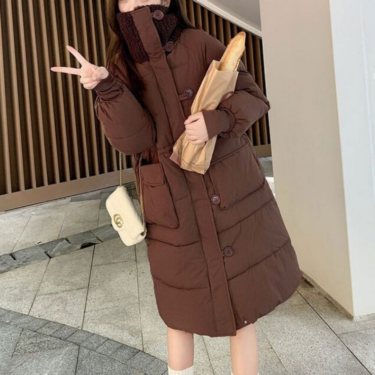 여성 겨울 루즈핏 와이드 니트카라 집업 패딩 코트 잠바 점퍼 자켓 방한 105,580원