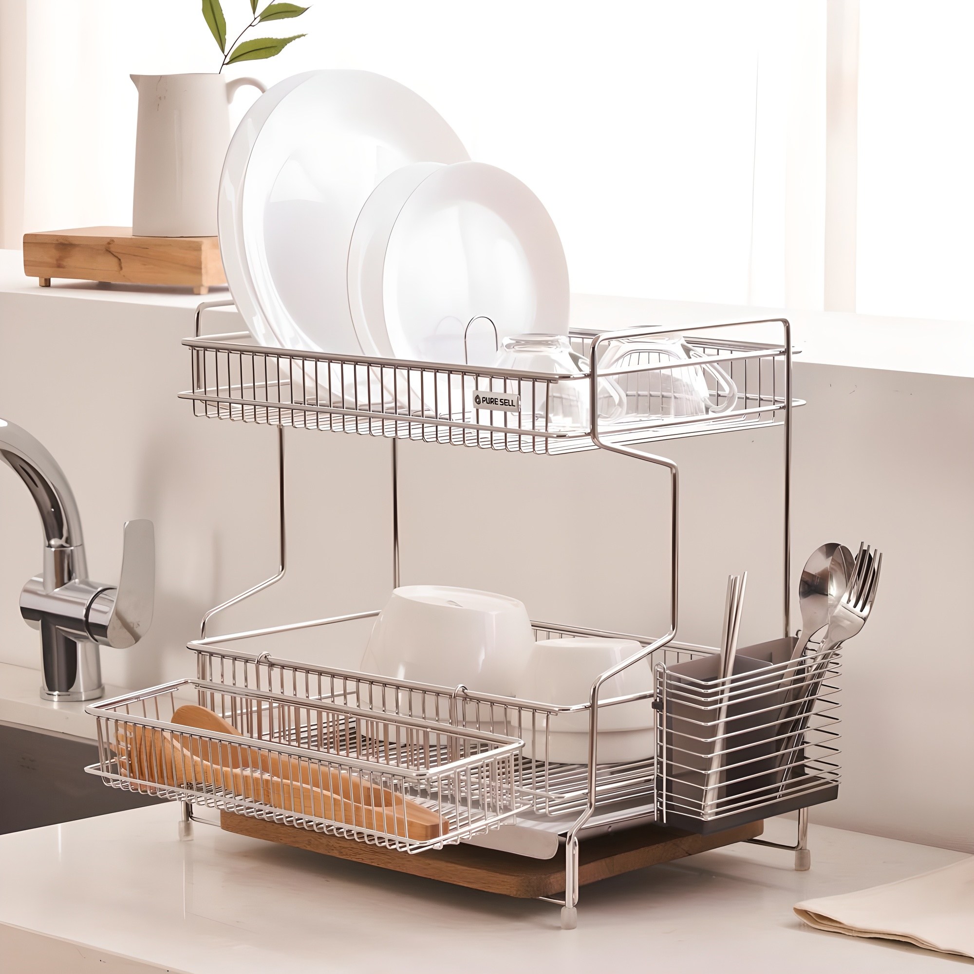 퓨어셀 올스텐 샤인 식기건조대 71,910원