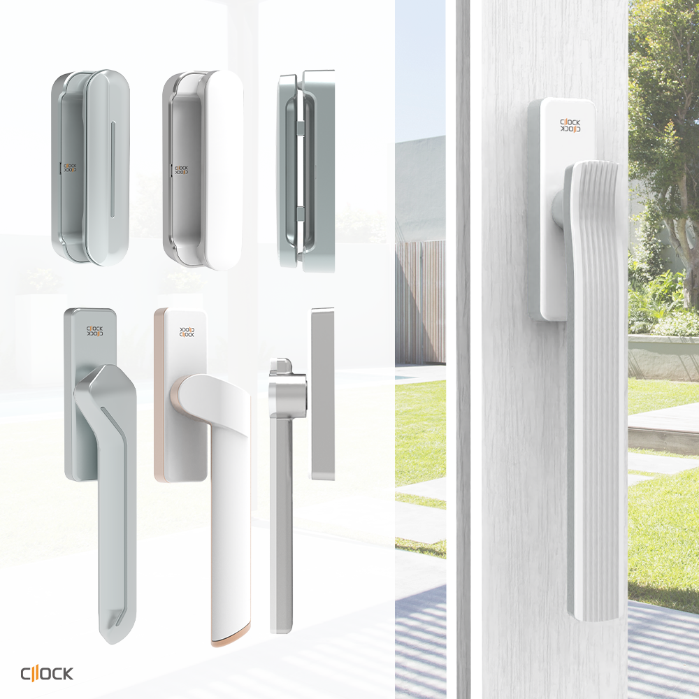 클락 고정형 샷시손잡이 여닫기 편한 고급스런 창문 핸들, 1개 23,400원