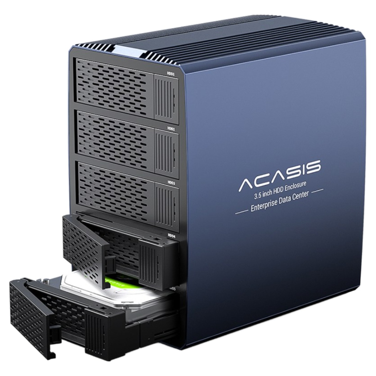 아카시스 ACASIS EC-7355 RAID 5베이 외장스토리지 DAS 외장하드 케이스 [ HDD 미포함 용량 합본 ] 5,977,110원