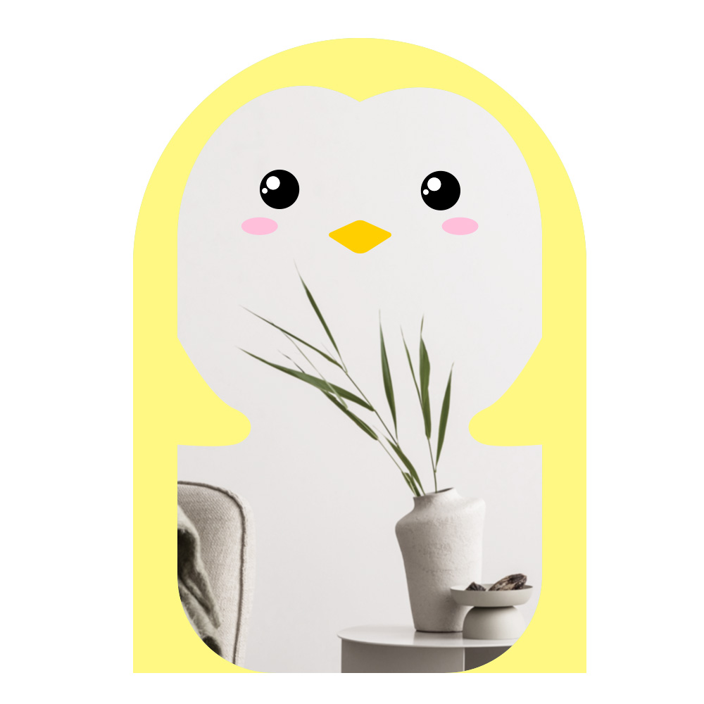 디자인 팽귄 동물 거울 붙이는 아치형 어린이 유아 캐릭터 거울 84,000원