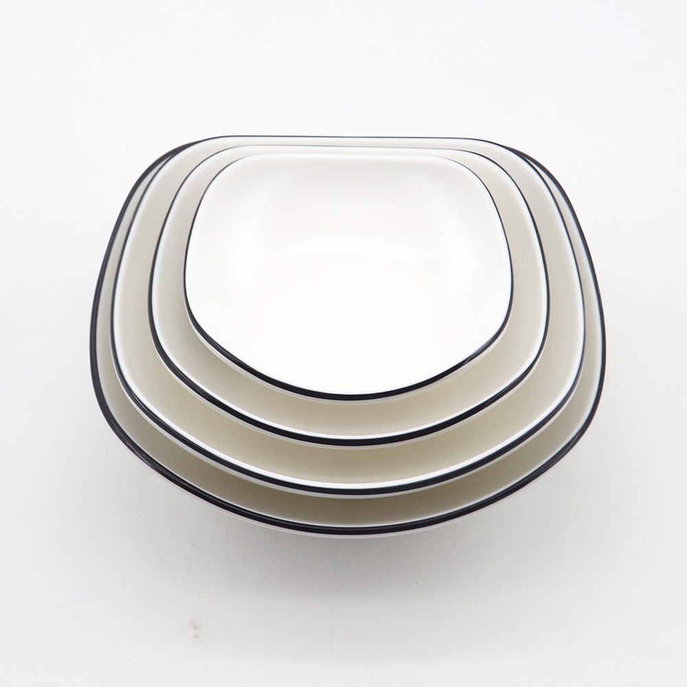 다다홈 멜라민 그릇 식기 반찬그릇 앞접시 업소용 식당 코드 사각찬기 4호 21,000원