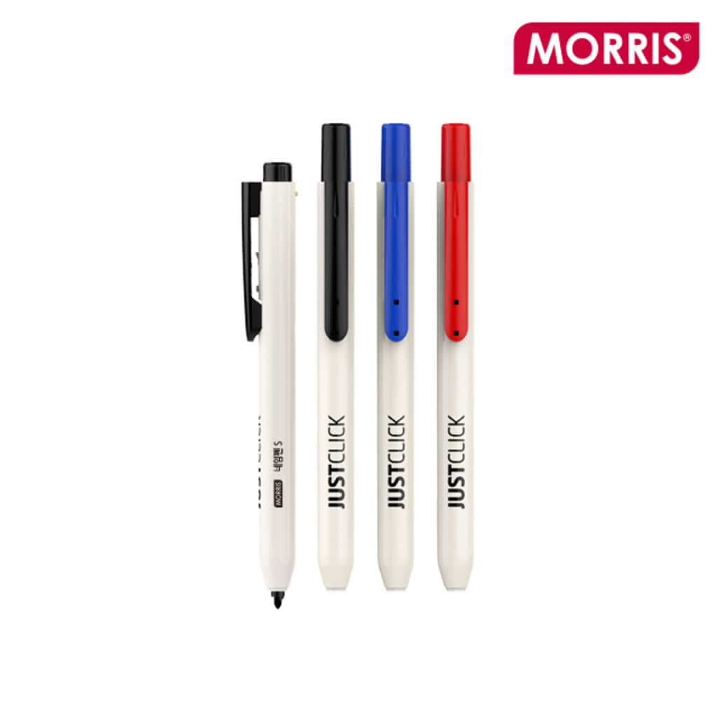 모리스 JUSTCLICK 네임펜 S 노크식 1박스 12개입 똑딱이 18,120원