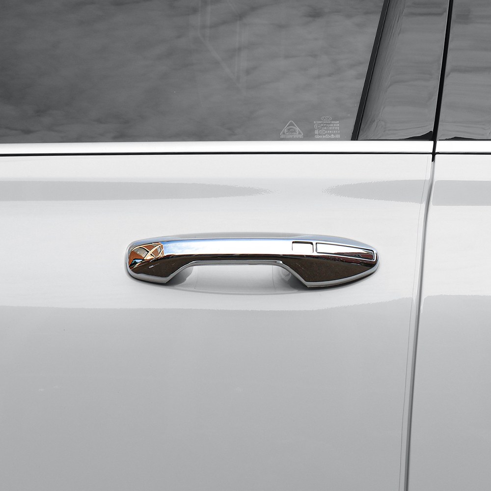 카스타 호환 더뉴 팰리세이드 크롬 카본 몰딩 차량 튜닝 도어손잡이 도어컵 기스방지 커버 용품 37,500원