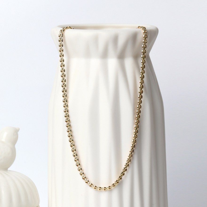 오로프 전체 14K 금 할로우 렉스 볼륨 옐로우골드 목걸이 45cm 1,373,970원