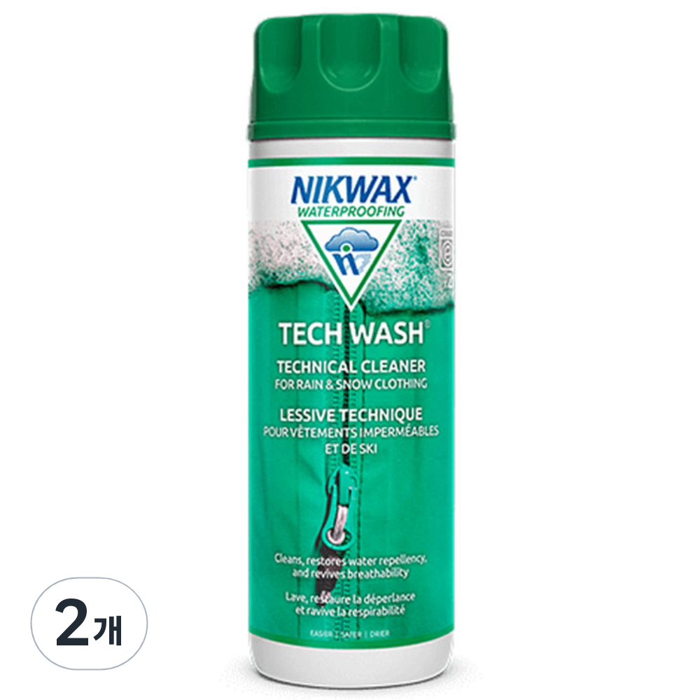닉왁스 테크워시 고어텍스 세탁 텐트세탁 아웃도어 의류 세탁세제, 2개, 300ml 21,070원