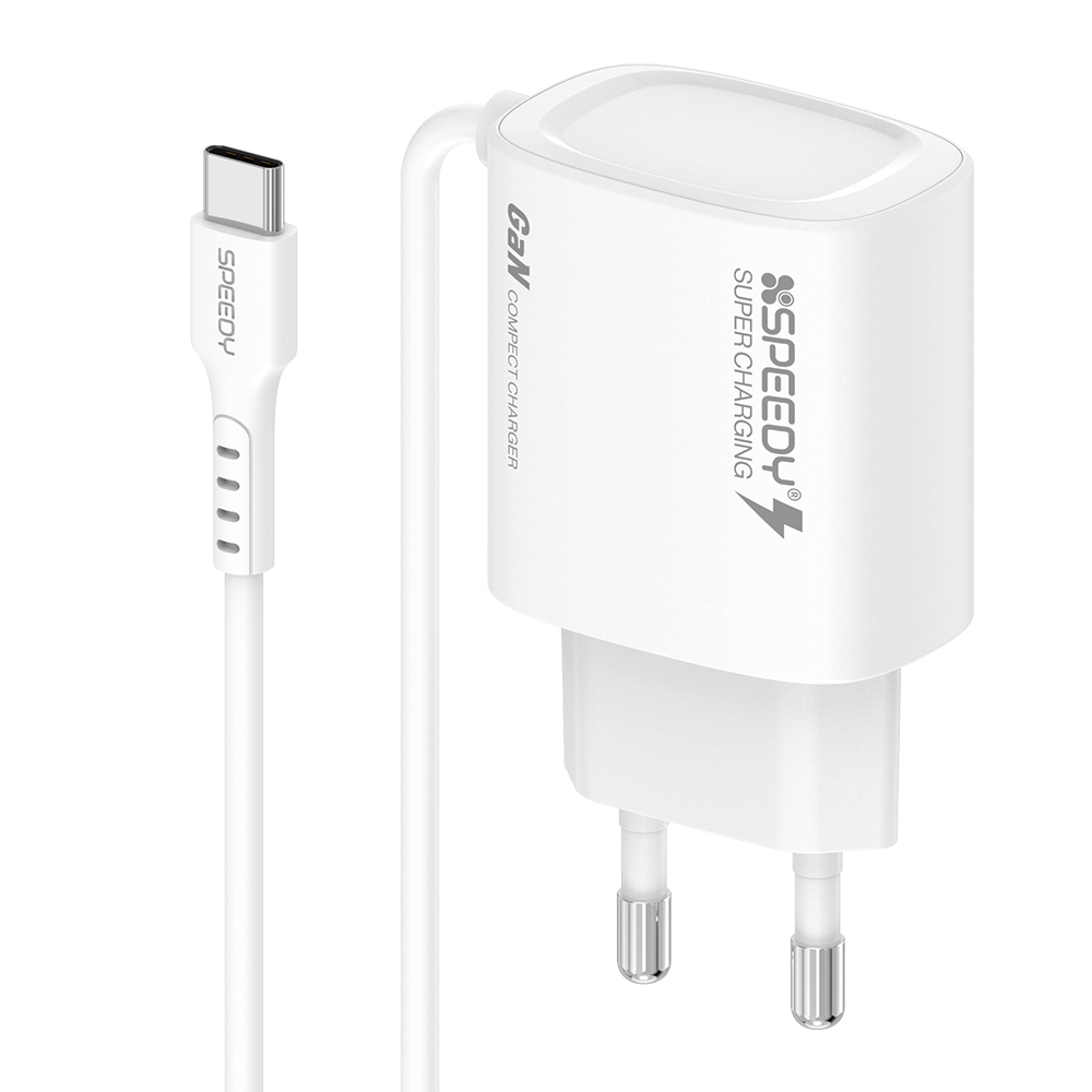 스피디 PD 25W PPS 초고속 C타입 케이블 일체형 충전기 6,900원