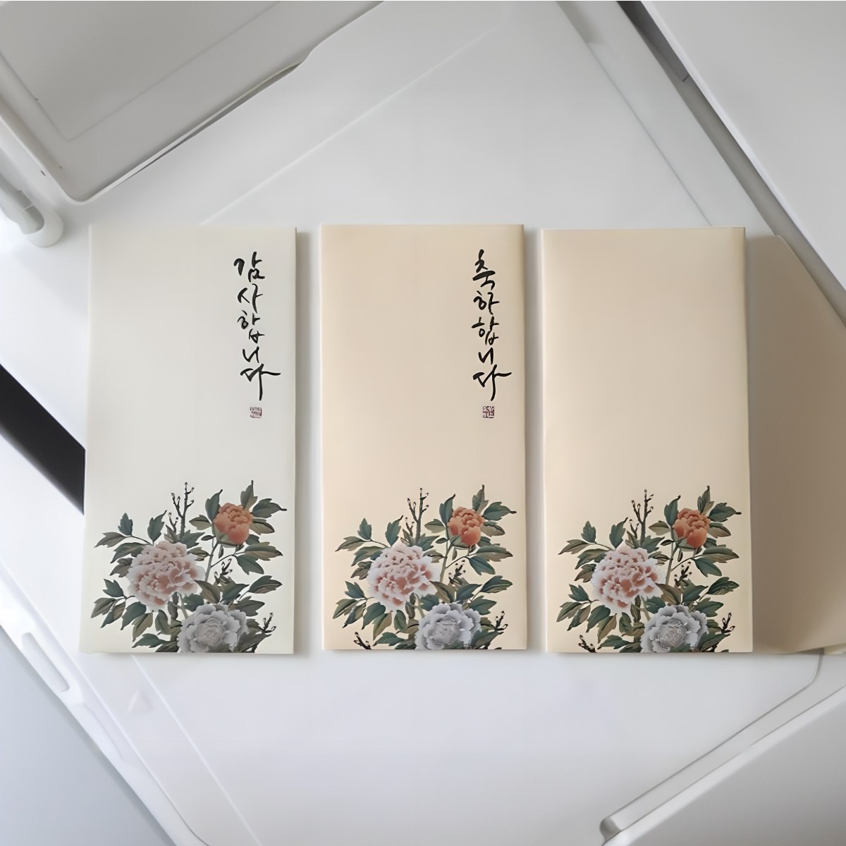 고급 민화 봉투 전통 용돈봉투 명절 세뱃돈봉투 감사 선물포장 3,300원