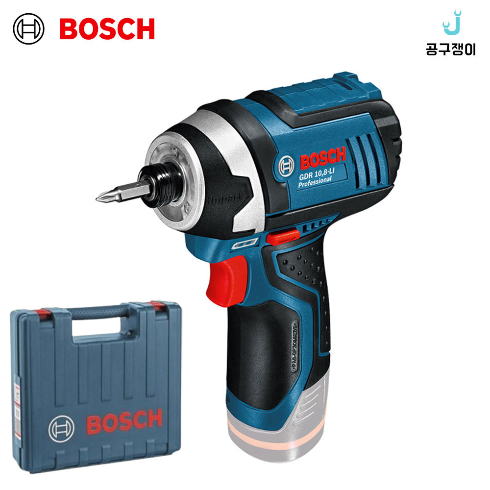 보쉬 임팩드릴 드라이버 GDR10.8V-LI 충전 10.8V 본체 베어툴 케이스포함 73,220원