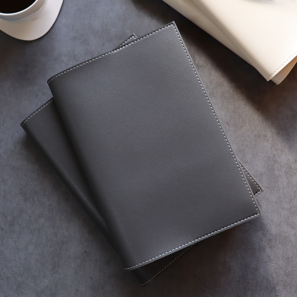 [각인가능]오브리즈 공방 가죽 북커버 책커버 A5 B6 다이어리 커버, 1개, 46판 B6(일반형) 차콜그레이 12,400원