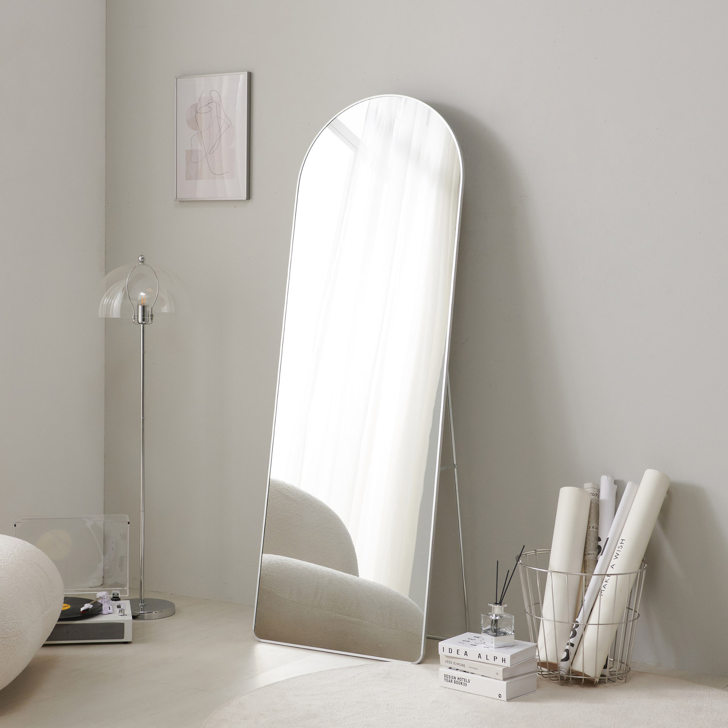 윤성스토어 인테리어 아치형 스탠드 전신거울 L 600x1700 벽걸이 거울 64,900원