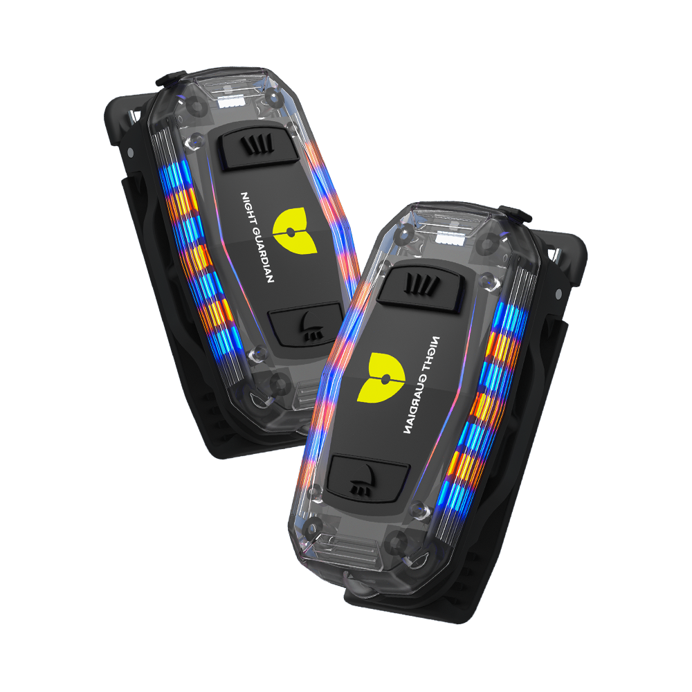 나이트가디언L02U 경찰 적색 청색 충전식 자전거 LED 후미등 바이크 경광등 배달, 1개, NGL02U 적색_청색 31,800원