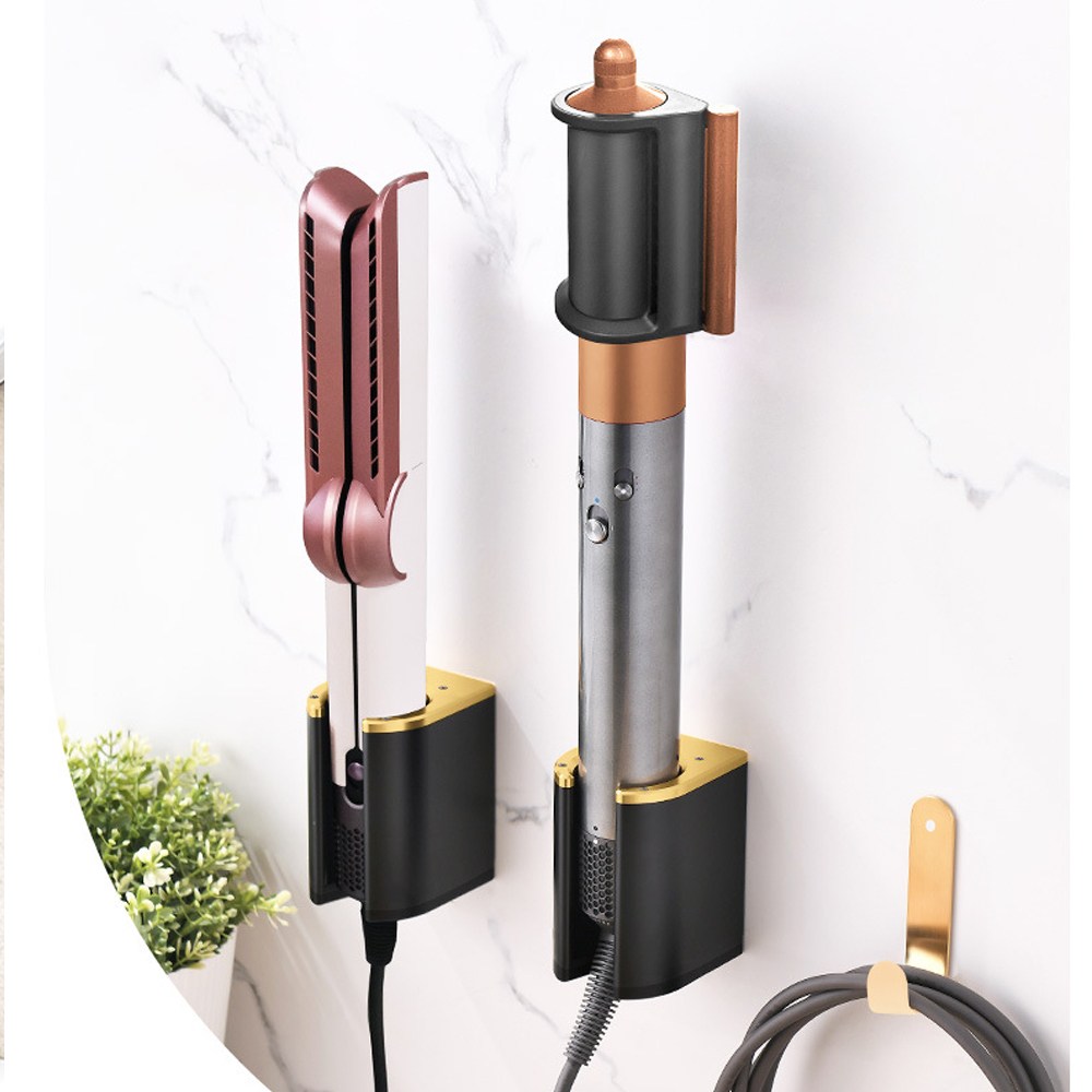 인무드 다이슨 드라이기 무타공 거치대 에어랩 벽부착 멀티 수납 홀더 헤어기기 코드 전선정리 랙 호텔 욕실 인테리어 19,800원