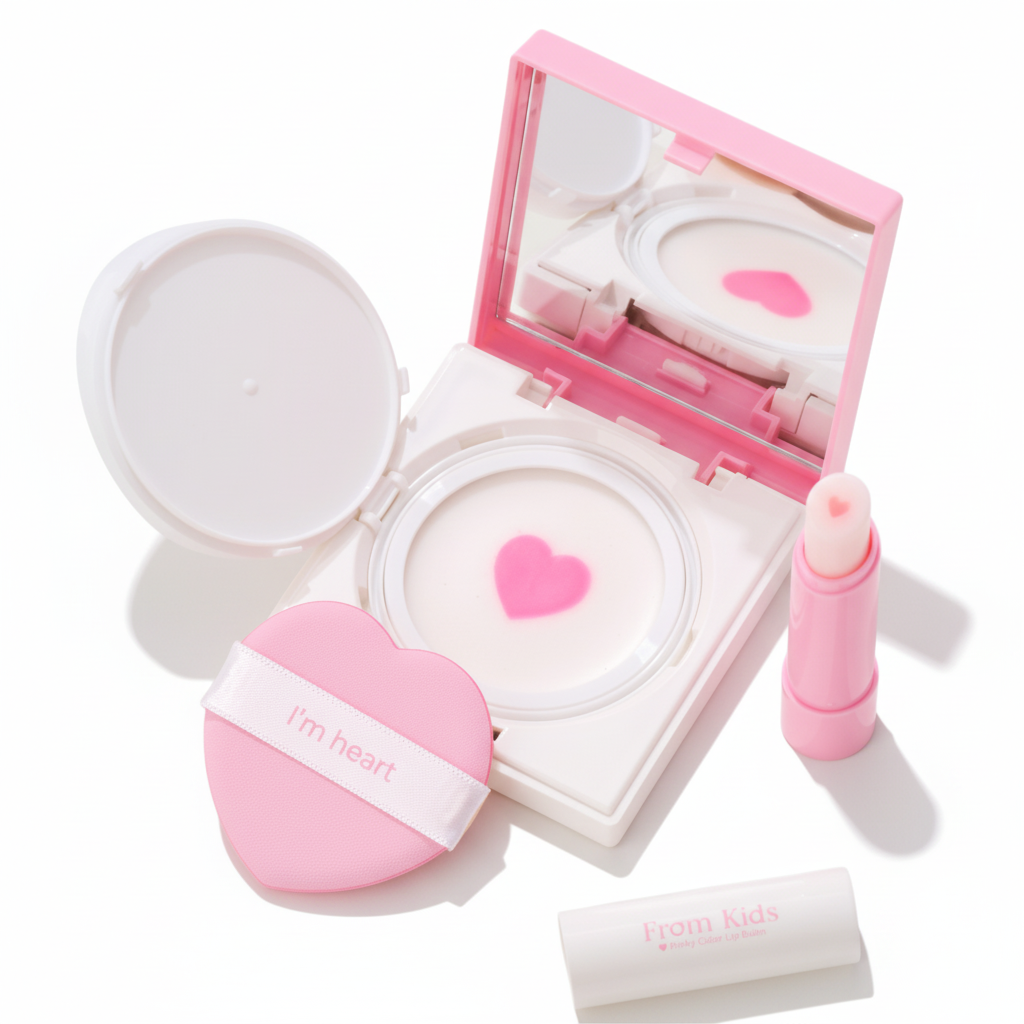 [팩트+립밤]프롬키즈 스킨듀오 세트 유아 어린이 초등 스킨케어 화장놀이 뷰티 선물, 1개 29,900원