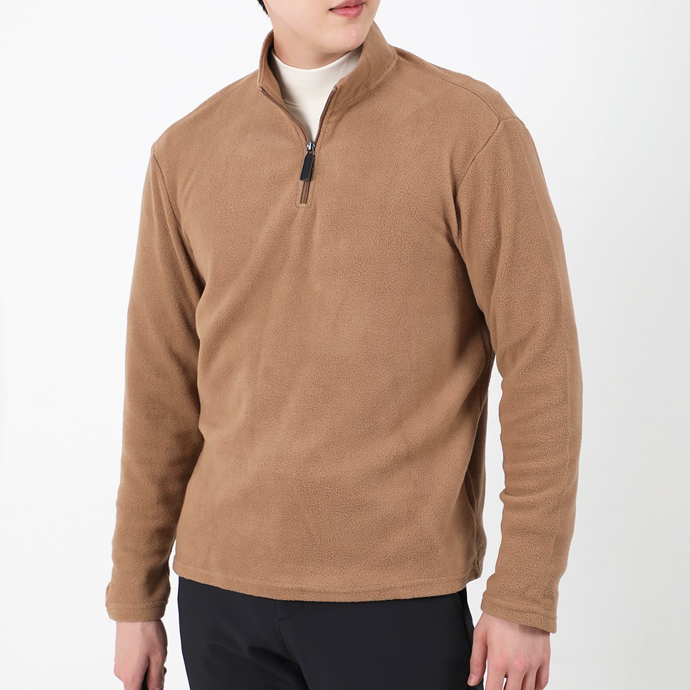 남성 골프 겨울 기모 반 집업 티셔츠  남성 웜텍크 반집업 티셔츠 24,800원