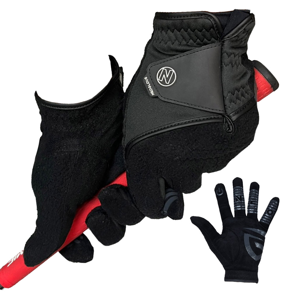 네오글러브 논슬립 겨울 골프장갑 남성여성 양손 파크골프 방한장갑, 블랙, 1개 14,800원