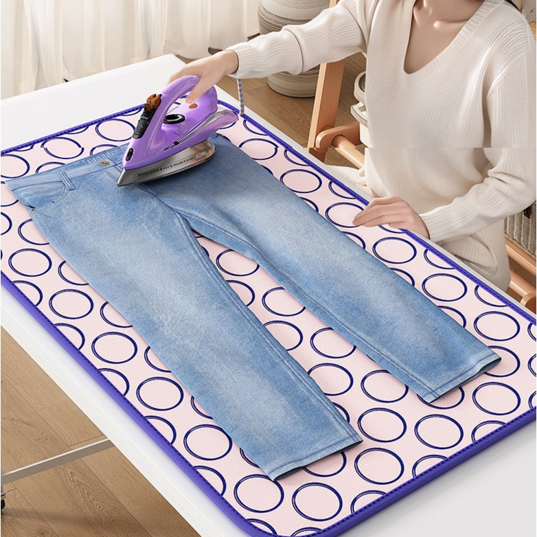 라워스 접이식 고열방지 안심 다림매트, 도트핑크 16,900원