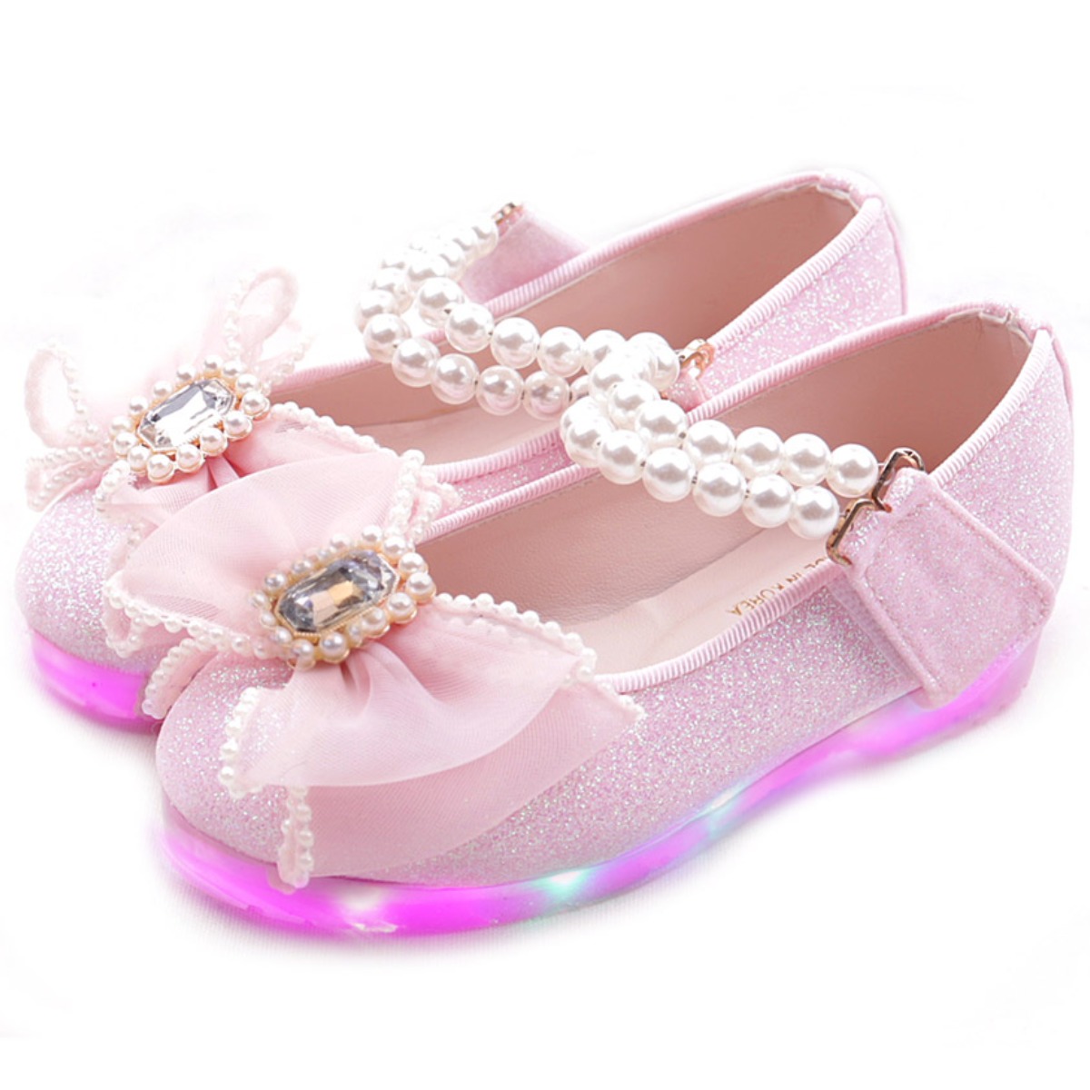 풋풋 프린세스 LED 구두 라이팅구두 발광구두 여아구두 봄구두 신학기기구두 공주구두 39,800원