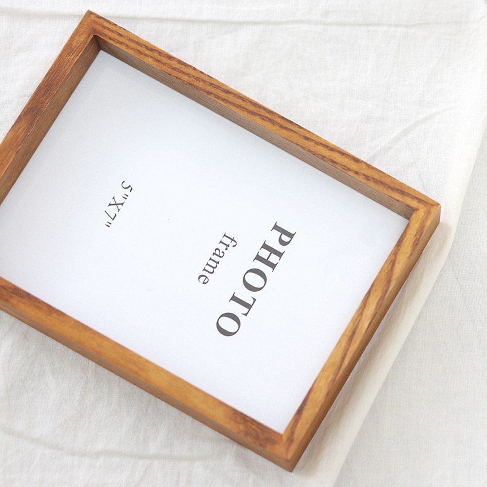 블레스프레임 원목프레임액자 애쉬 물푸레나무 탁상용 매트 웨딩 5x7 6x6 8x8 8x10 액자 34,790원