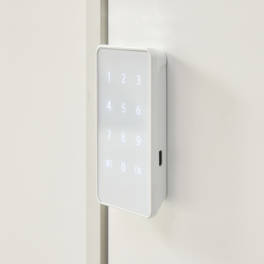 EL 터치식 모던 전자키 화이트 외문형 건전지 필요 자체디자인 캐비넷 사물함 락카 잠금장치, EL 전자키, 고객직접설치 32,700원