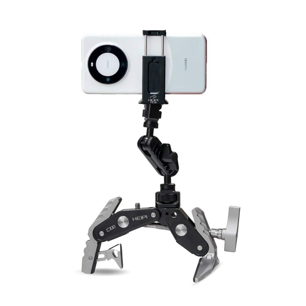 HEIPI 슈퍼 클램프 - 짧은 매직 암 MA175 및 휴대폰 클립 PC01이 장착된 세이버투스 C100 249,300원