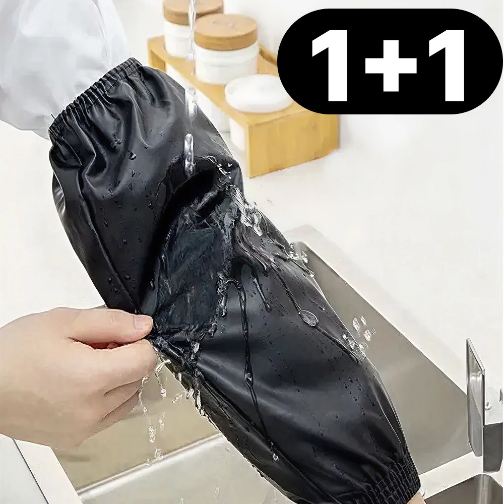 오르딘 완전 방수 업소용 작업용 다용도 시보리 팔토시, 블랙 9,000원