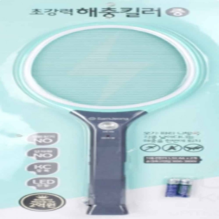 초강력 해충킬러 중 살충기 모기채 곤충킬러 전기모기체 19,460원