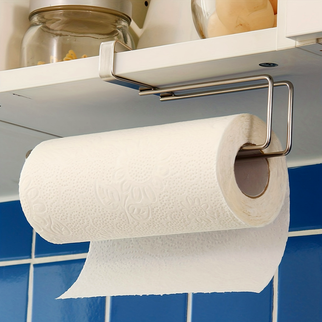 간편한 설치 걸이형 스테인리스 키친타올걸이 행주 홀더 11,900원