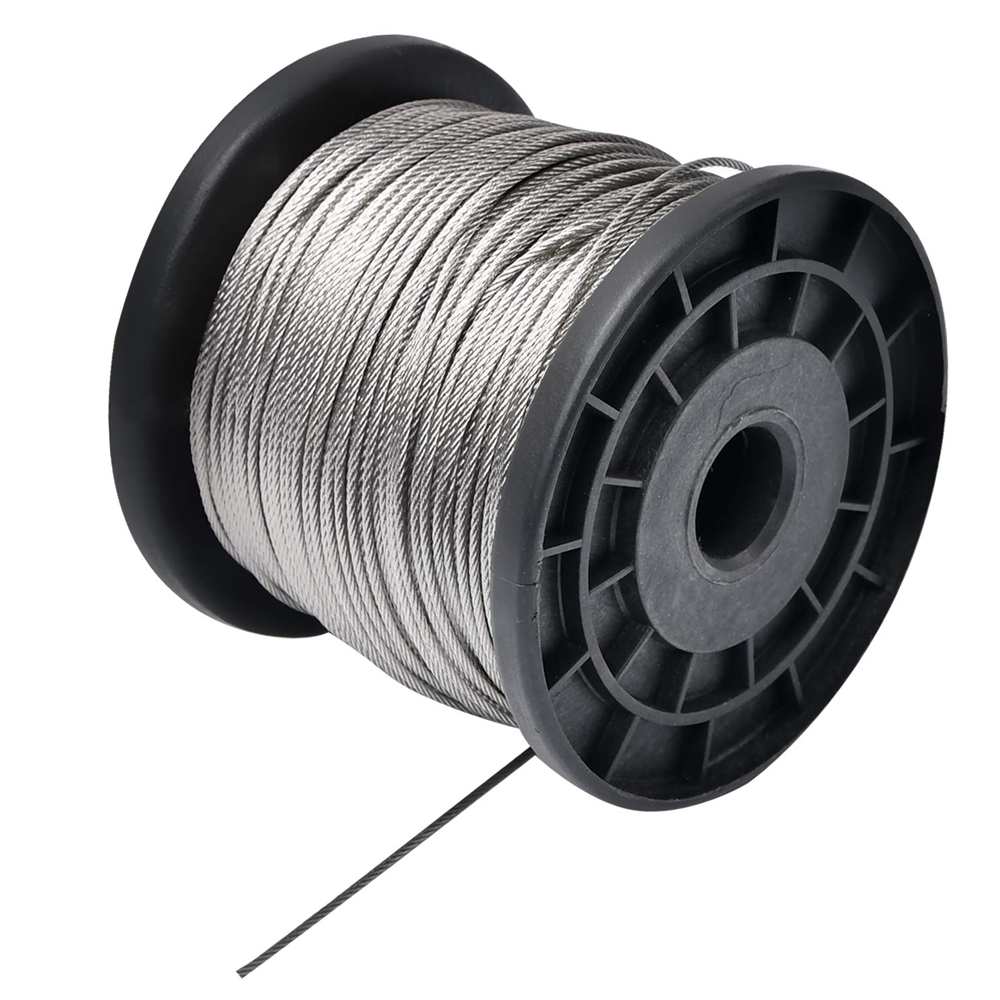 굿나잇몰 스텐 와이어 로프 100M 0.8mm 1mm 1.2mm 1.6mm 2mm 2.4mm 3.2mm, 1개 28,530원