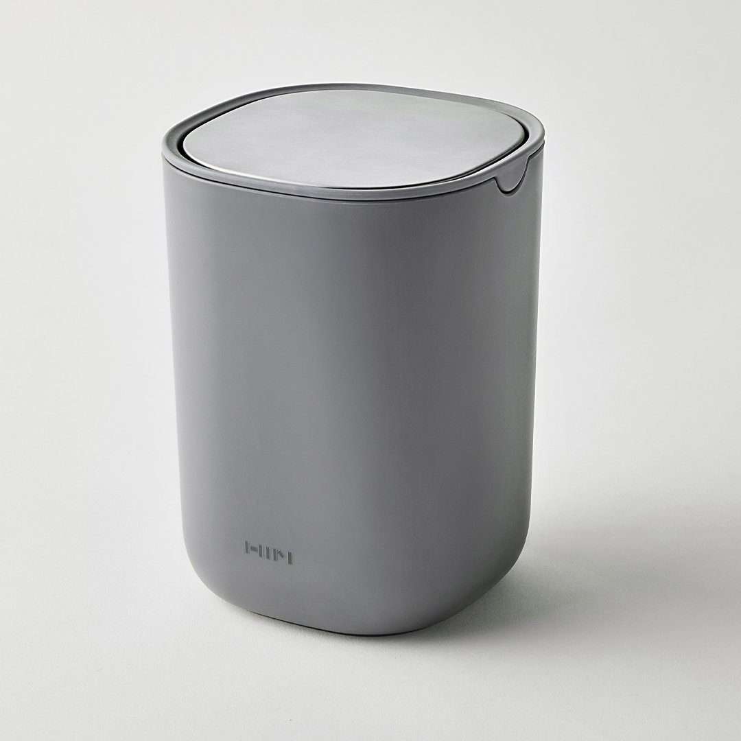 한샘 매트 미니 스윙빈 휴지통 1.5L, 차콜 8,900원