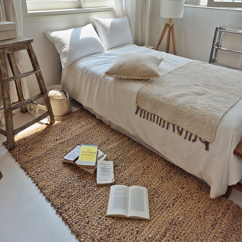 이플 여름 거실 카페트 라탄 공예 원형 사각 매트 39,000원