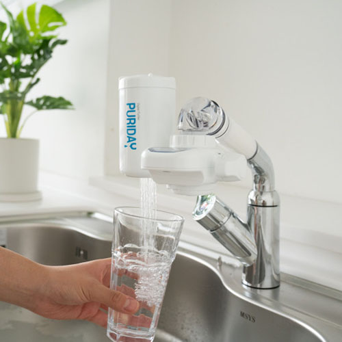 [바우젠] 미세플라스틱 걱정 없는 4중 나노필터 직결형 정수기 핸디형, 단품 38,500원