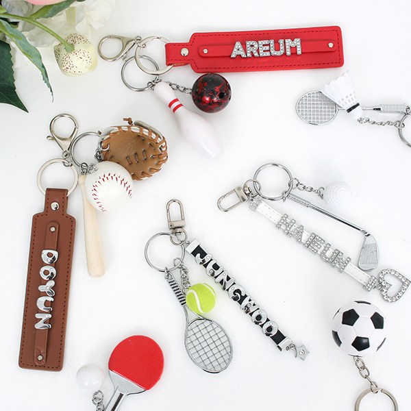ALFRIENDS 스포츠 키링 열쇠고리 가방고리, 1개, 야구 키링-B 2,500원