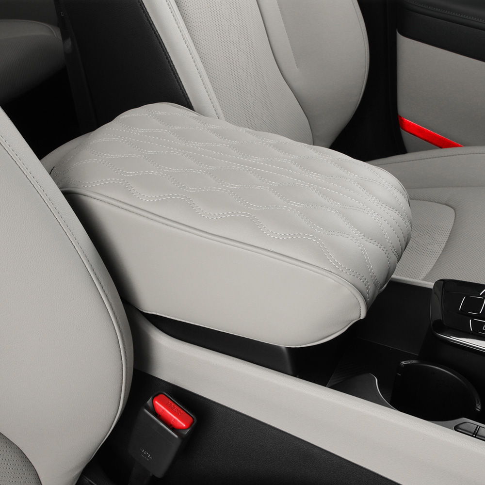 메이튼 스포티지 NQ5 순정 호환 팔걸이 수납 가죽 콘솔쿠션 메모리폼 팔걸이쿠션, 그레이, 1개 28,500원