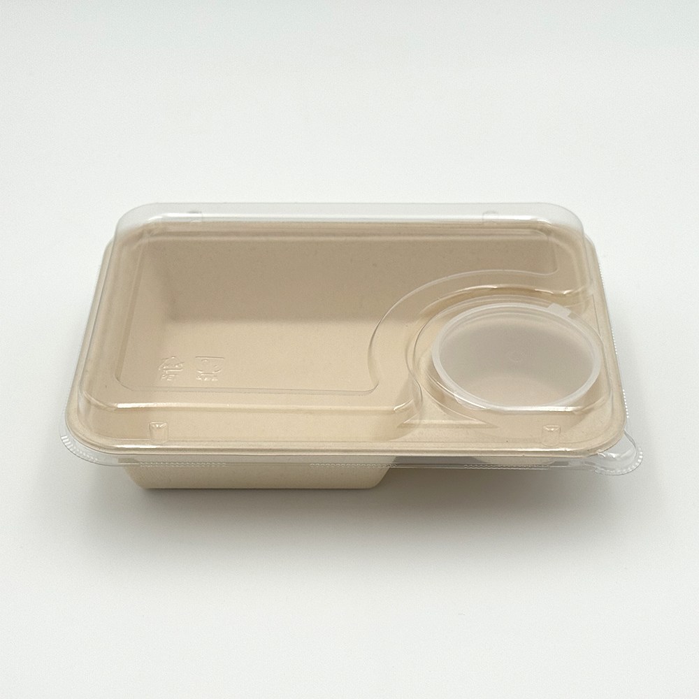 펄프 2칸 샐러드 용기, 1개, 100세트 34,900원