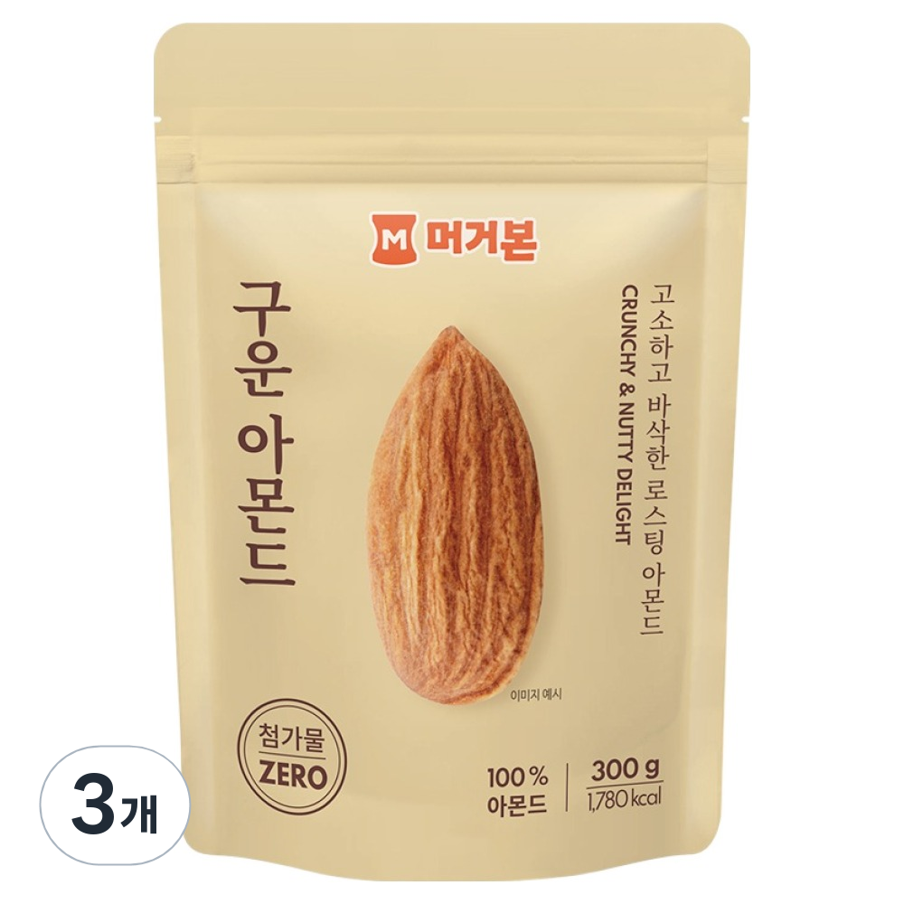 머거본 구운 아몬드, 300g, 3개 25,470원