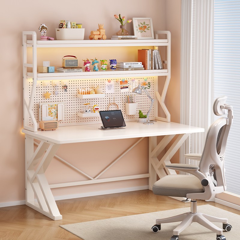 철제 컴퓨터책상 책장 타공판, 학생 사무실 게이밍책상 (1200mm) H N Quality Home 135,000원